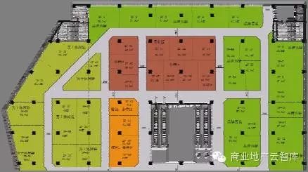 某商場(chǎng)棋盤(pán)式動(dòng)線(xiàn)空間形式