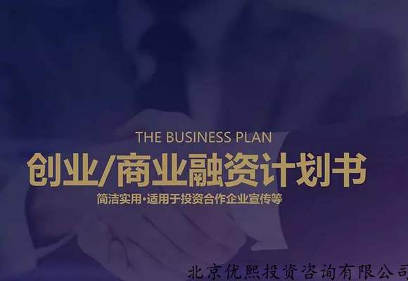 一份標準的商業計劃書，應當包括以下8個模塊